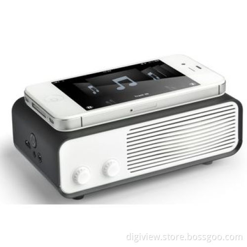 Wireless magic induction speaker with fancy decoration design